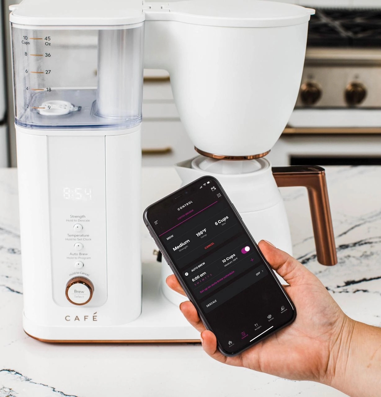 Cafe C7CDAAS4PW3 Caf&#8482; Specialty Drip Coffee Maker
