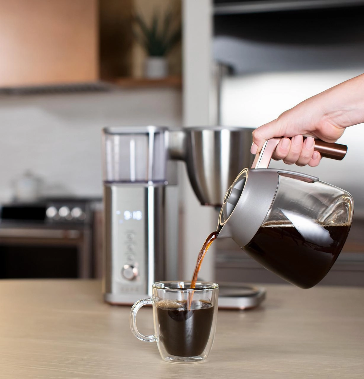 Cafe C7CDABS2RS3 Caf&#8482; Specialty Drip Coffee Maker With Glass Carafe