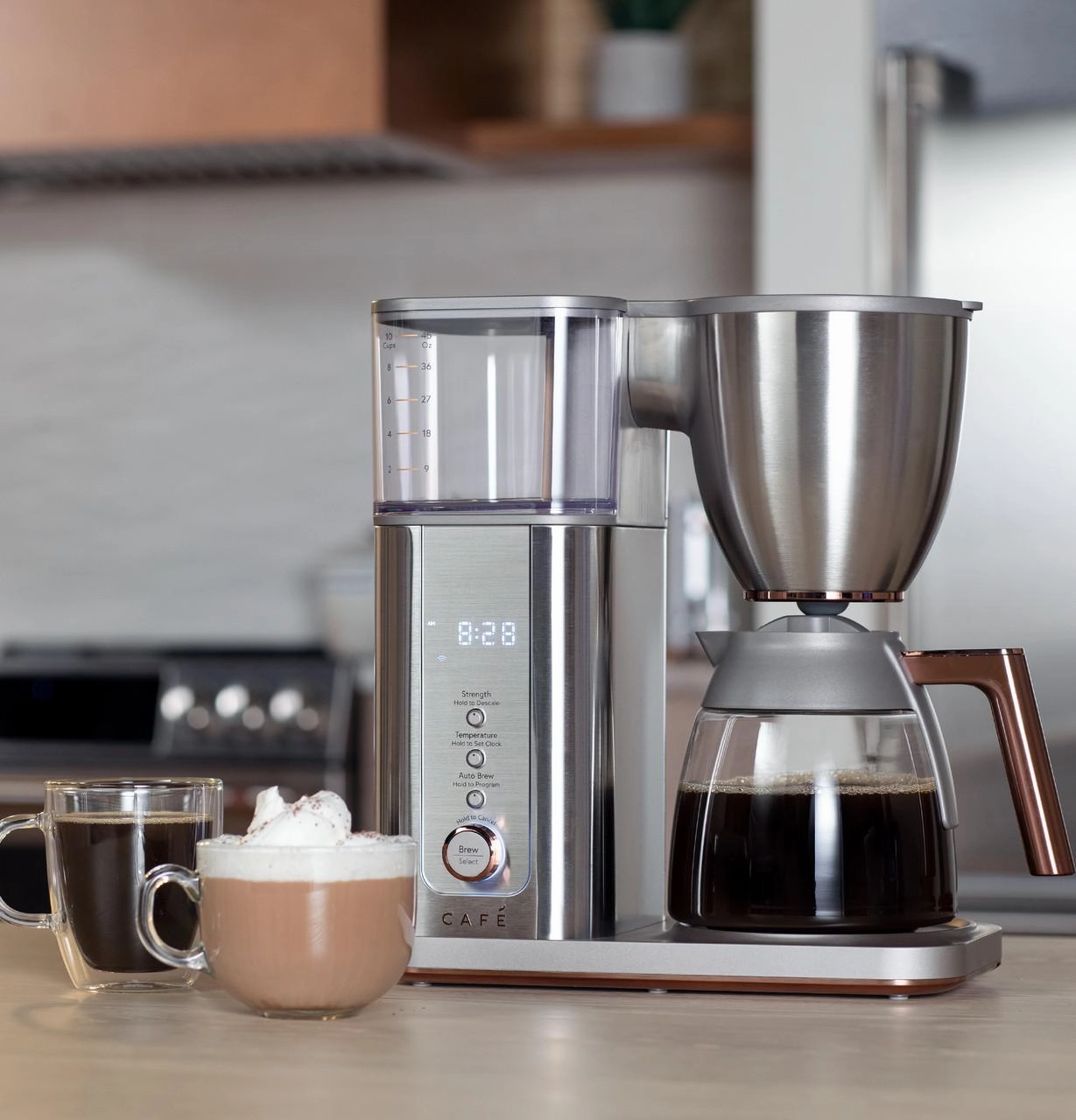 Cafe C7CDABS2RS3 Caf&#8482; Specialty Drip Coffee Maker With Glass Carafe