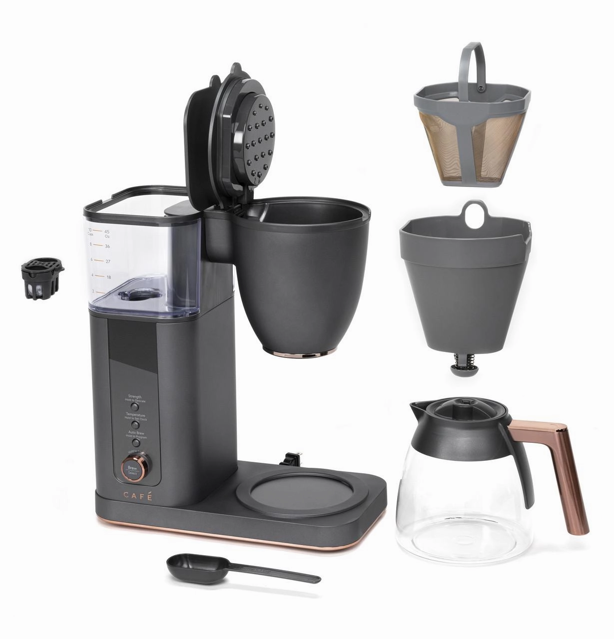 Cafe C7CDABS3RD3 Caf&#8482; Specialty Drip Coffee Maker With Glass Carafe