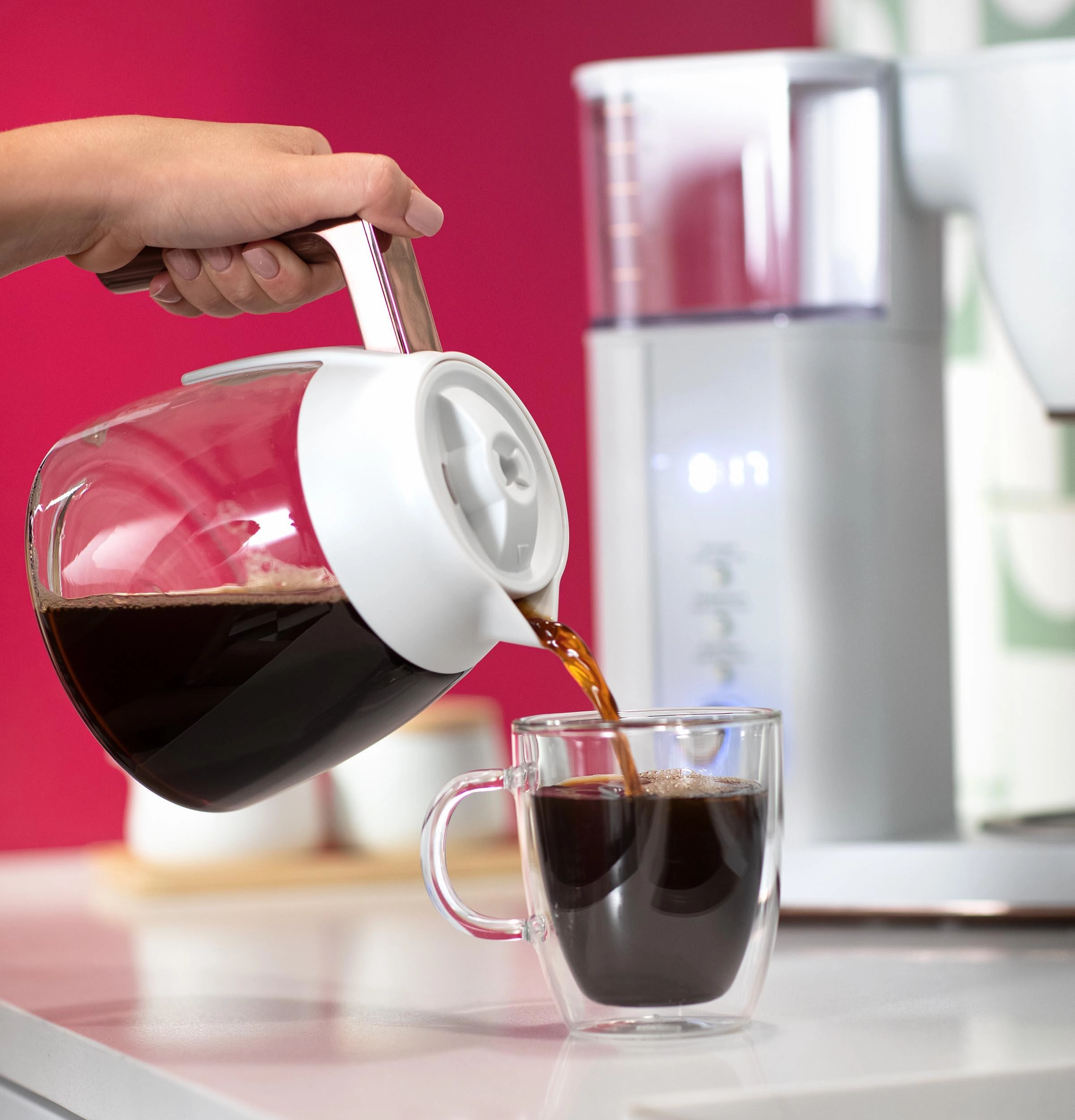Cafe C7CDABS4RW3 Caf&#8482; Specialty Drip Coffee Maker With Glass Carafe