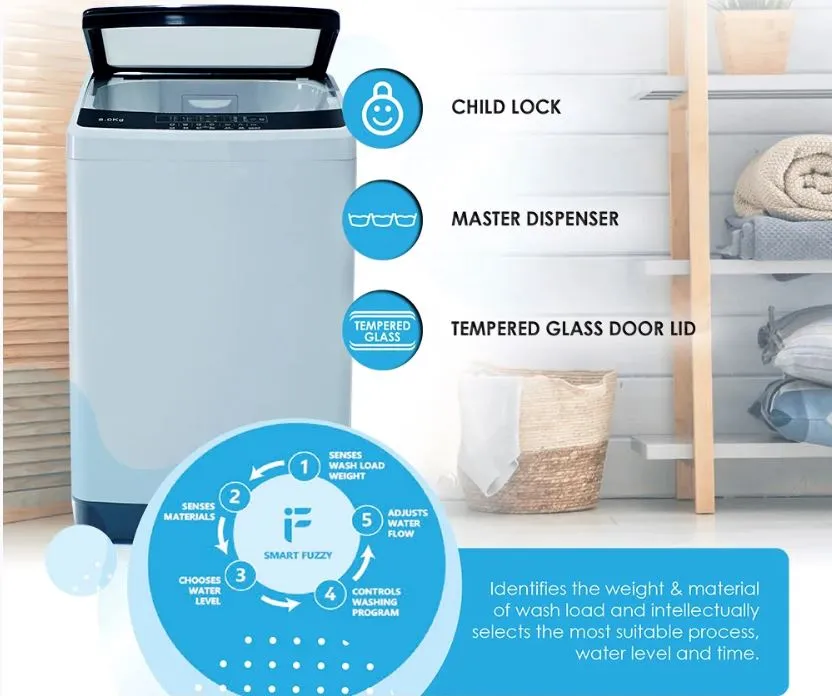 Candy CATL 7088 LVSI 8KG Fully Automatic Top Load Washer