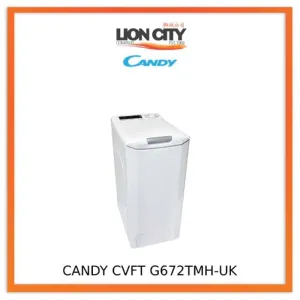 Candy CVFT G672TMH-UK 7KG Inverter Top Load Washer (Euro Style)