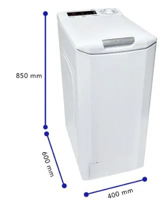 Candy CVFT G672TMH-UK 7KG Inverter Top Load Washer (Euro Style)