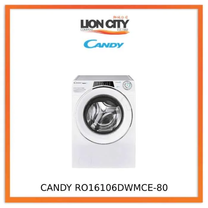 Candy RO16106DMCE-80 10KG Inverter Rapido Front Load Washer