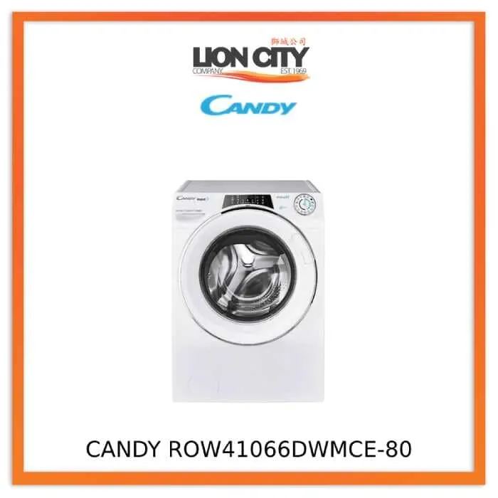 Candy ROW41066DWMCE-80 10/6KG Front Load Washer Dryer