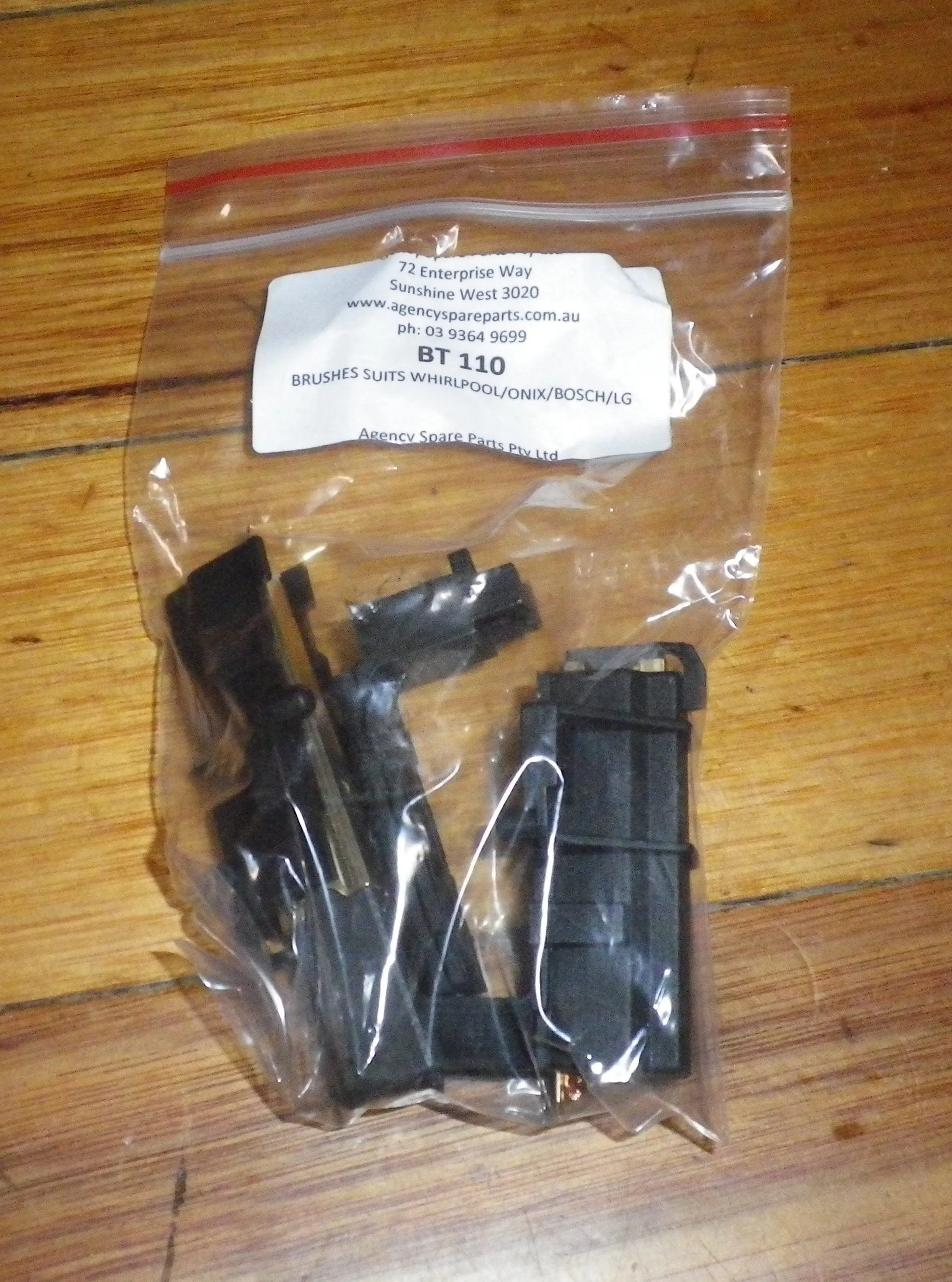 Carbon Brushes to suit LG, Whirlpool, Indesit Washing Machines - Part # BT110