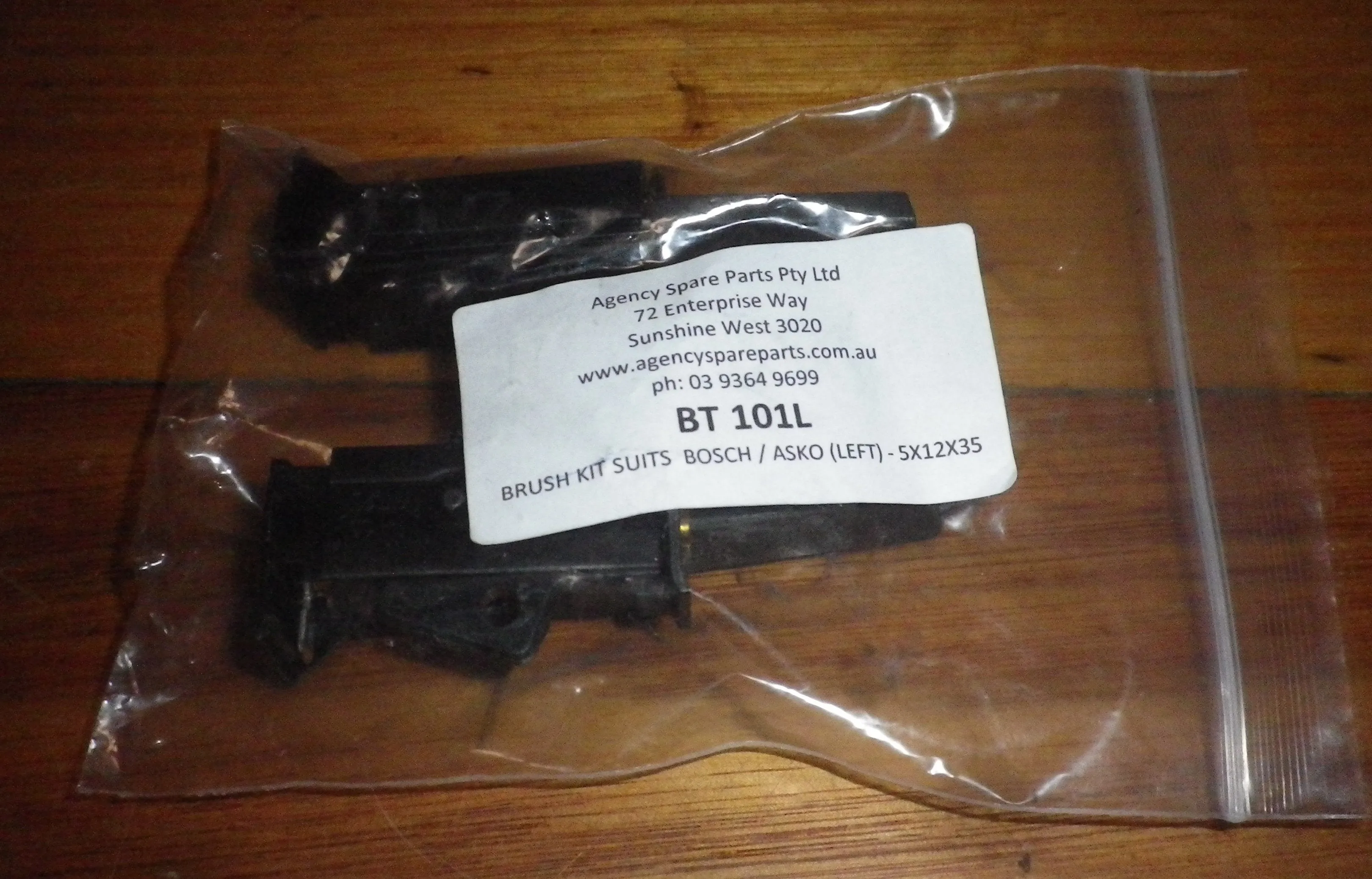 Carbon Motor Brushes suit Asko, Simpson, AEG Front Load Washer - Part # BT101L