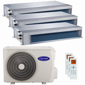 Carrier Ducted Air Conditioner 42QSS trial split 9000 9000 12000 BTU inverter A   external 8 kW