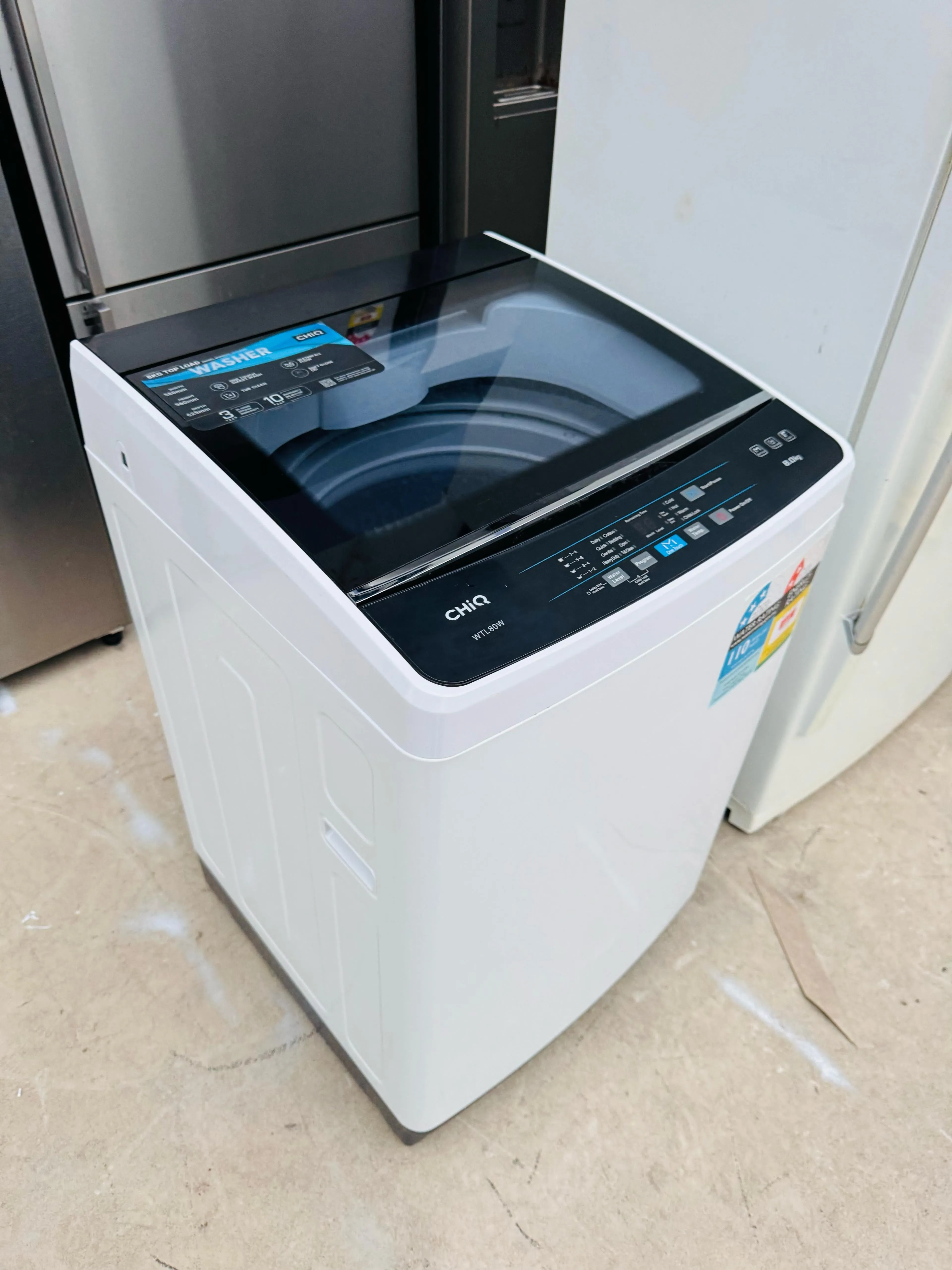**CHIQ 8 KGS TOP LOADER WASHING MACHINE**