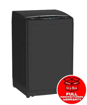 CHiQ WTL79B 8kg Black Top Load Washer