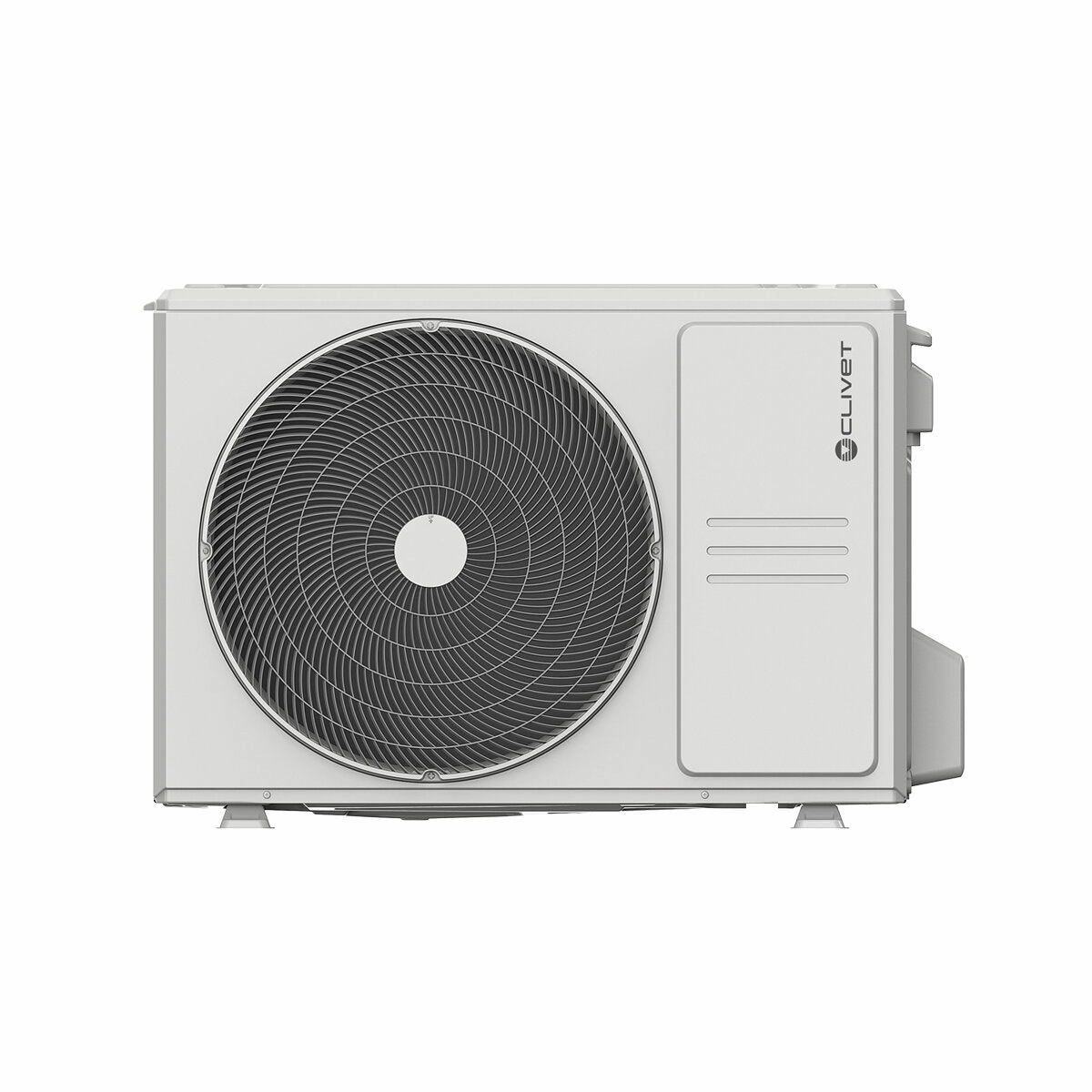 Clivet BOX 2 air conditioner 650x650 4-way dual split cassette 9000 12000 BTU inverter A   outdoor unit 5.3 kW