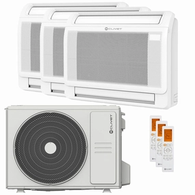 Clivet CONSOLE 3 trial split air conditioner 9000 12000 12000 BTU inverter A   outdoor unit 7.9 kW