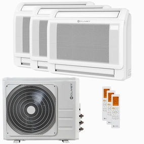 Clivet CONSOLE 3 trial split air conditioner 9000 12000 18000 BTU inverter A   outdoor unit 10.5 kW