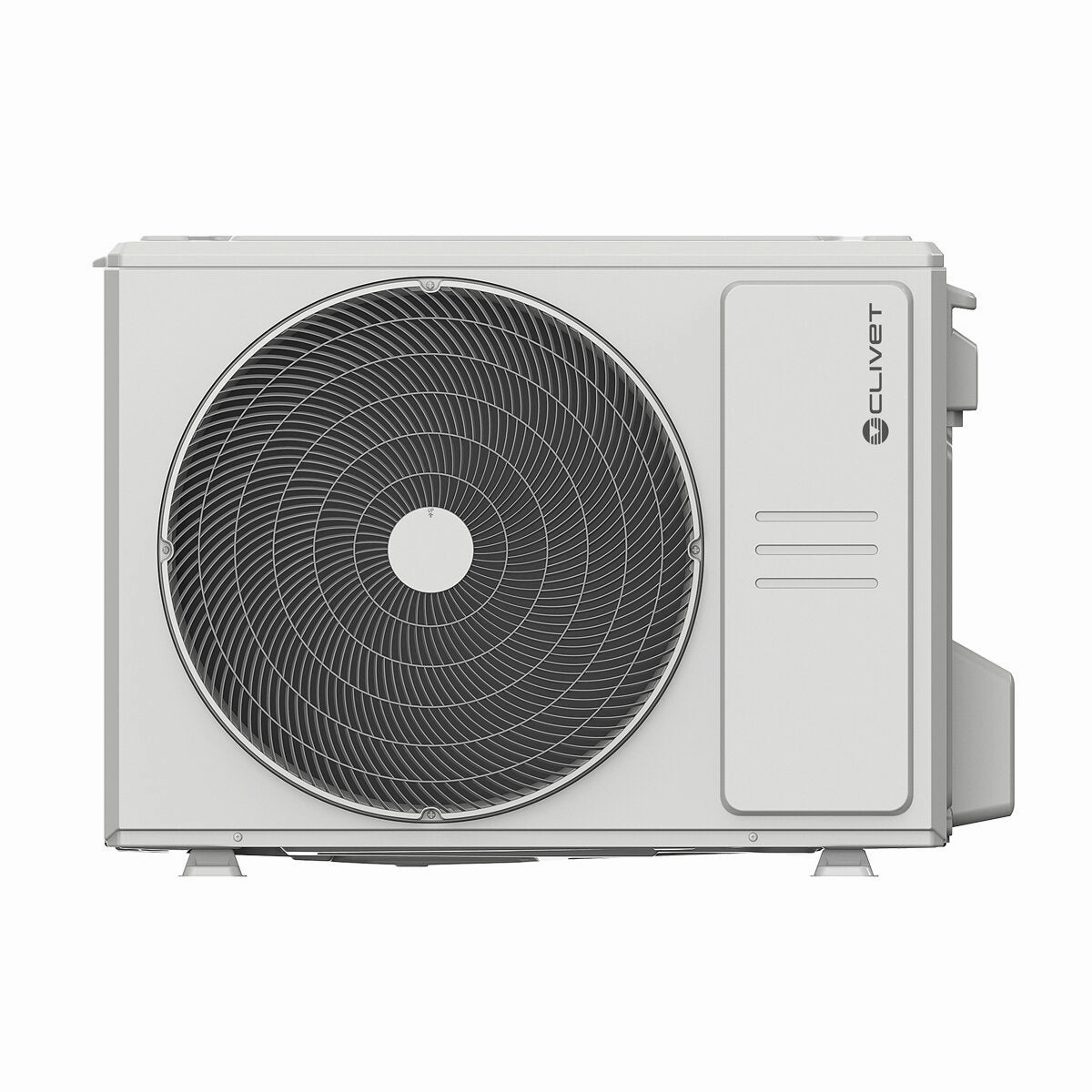 Clivet Cristallo 2 trial split air conditioner 12000 12000 12000 BTU inverter A   wifi external unit 7.9 kW