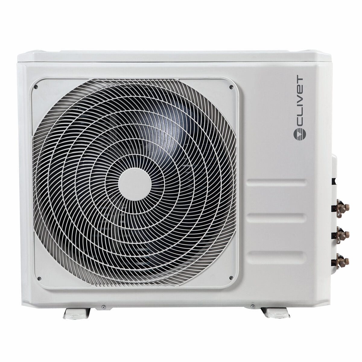 Clivet Cristallo 2 trial split air conditioner 12000 12000 24000 BTU inverter A   wifi external unit 10.5 kW