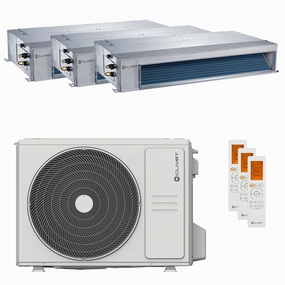 Clivet DUCT 2 trial split ductable air conditioner 9000 9000 12000 BTU inverter A   outdoor unit 7.9 kW