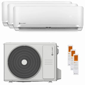 Clivet Essential 2 trial split air conditioner 12000   12000   12000 BTU inverter A    outdoor unit 7.9 kW