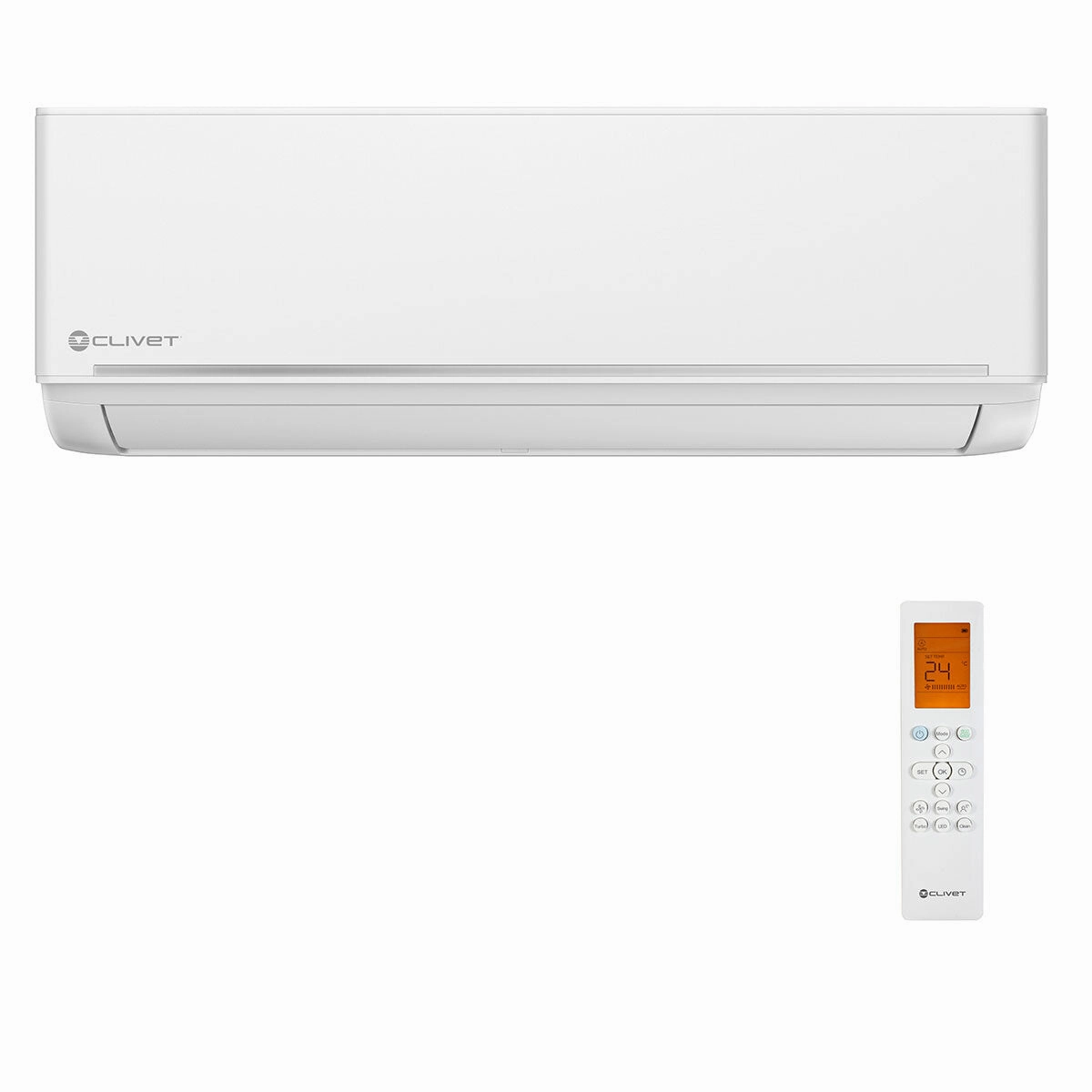 Clivet EZCool air conditioner split panels 12000 12000 12000 12000 BTU inverter A   external unit 10.5 kW
