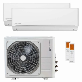 Clivet EZCool dual split air conditioner 18000 18000 BTU inverter A external unit 12.3 kW