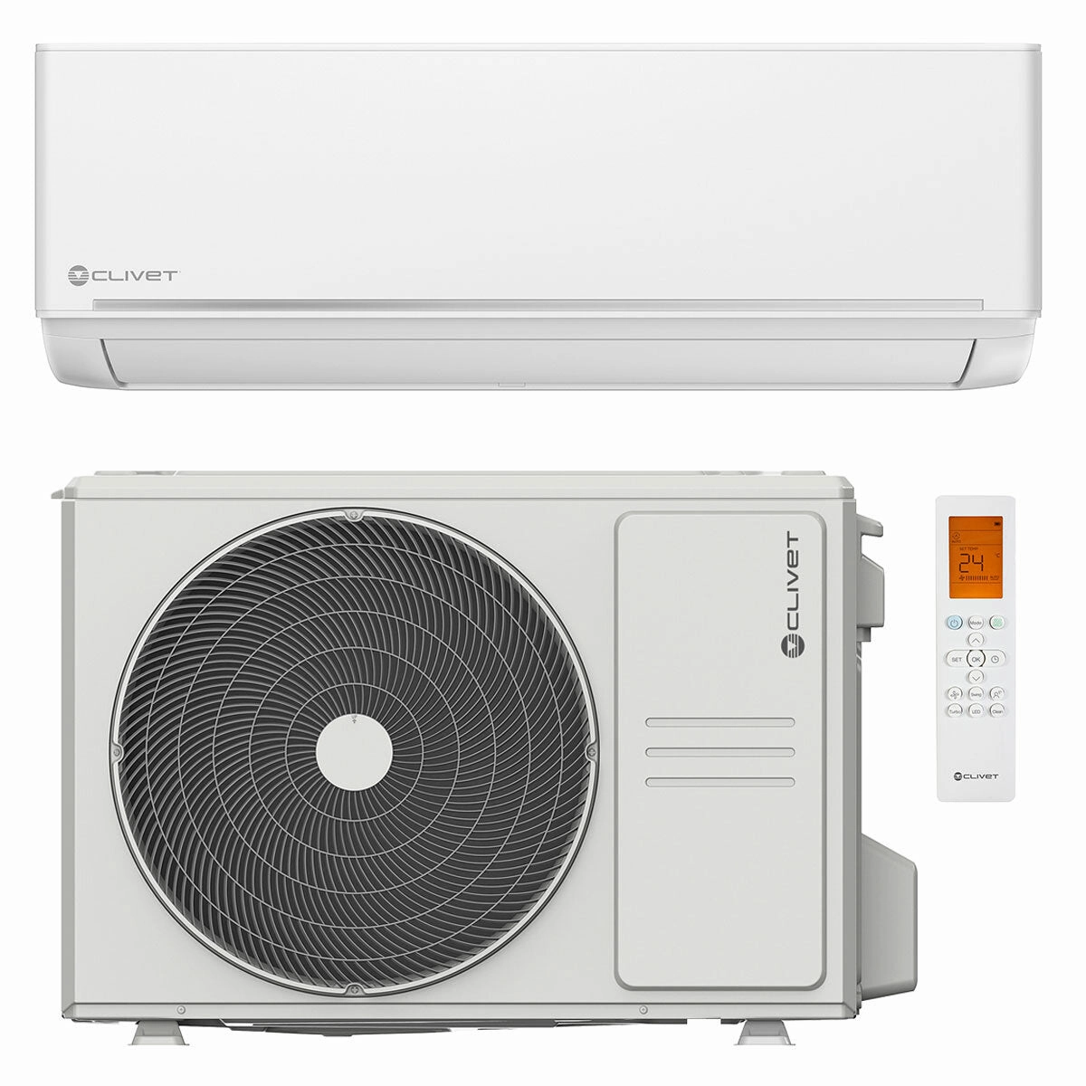 Clivet EZCool monosplit air conditioner 24000 BTU R32 Inverter A  
