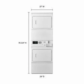Commercial Electric Stack Dryer, Coin-Drop Equipped