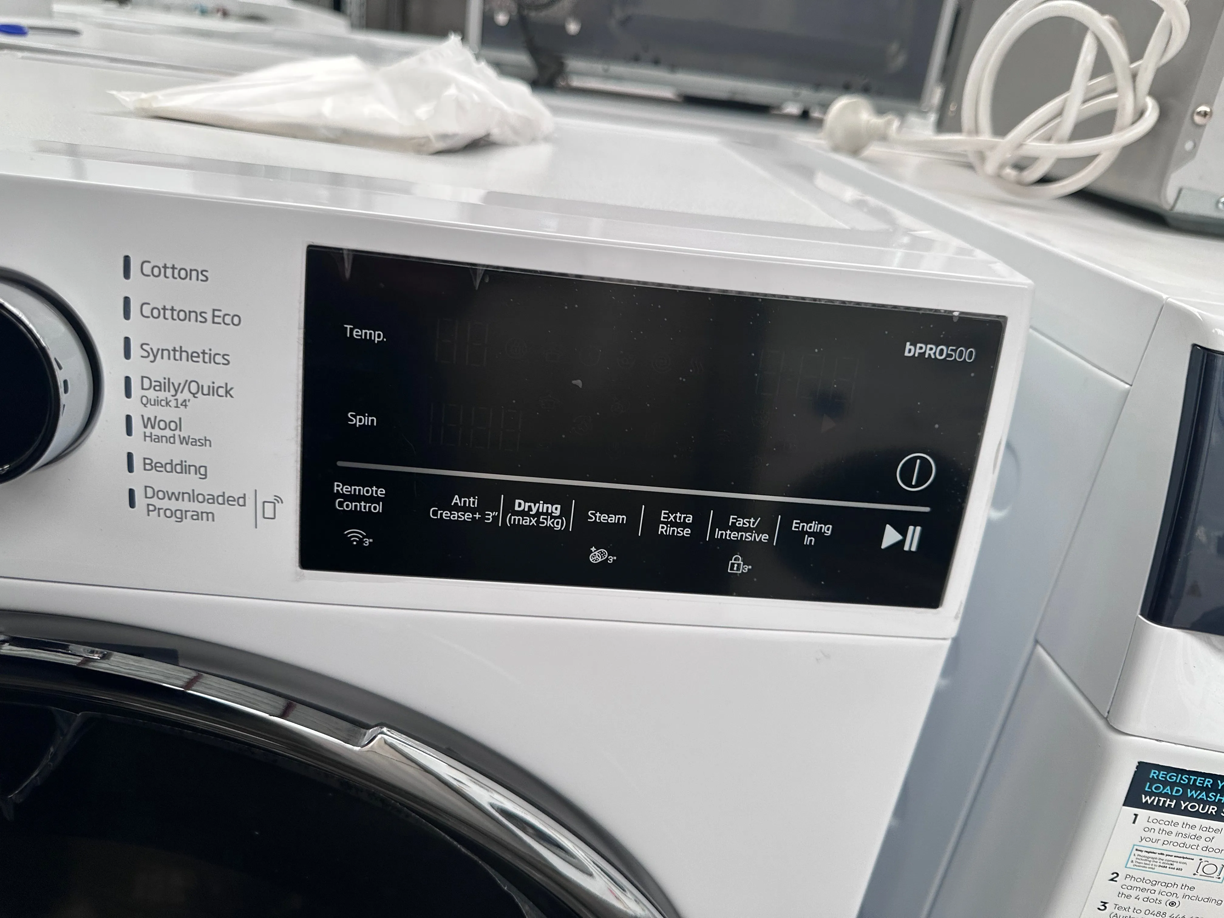 *Current Model* Beko 9kg/5kg UltraFast Washer Dryer Combo BWDB9540W [Carton Damage]