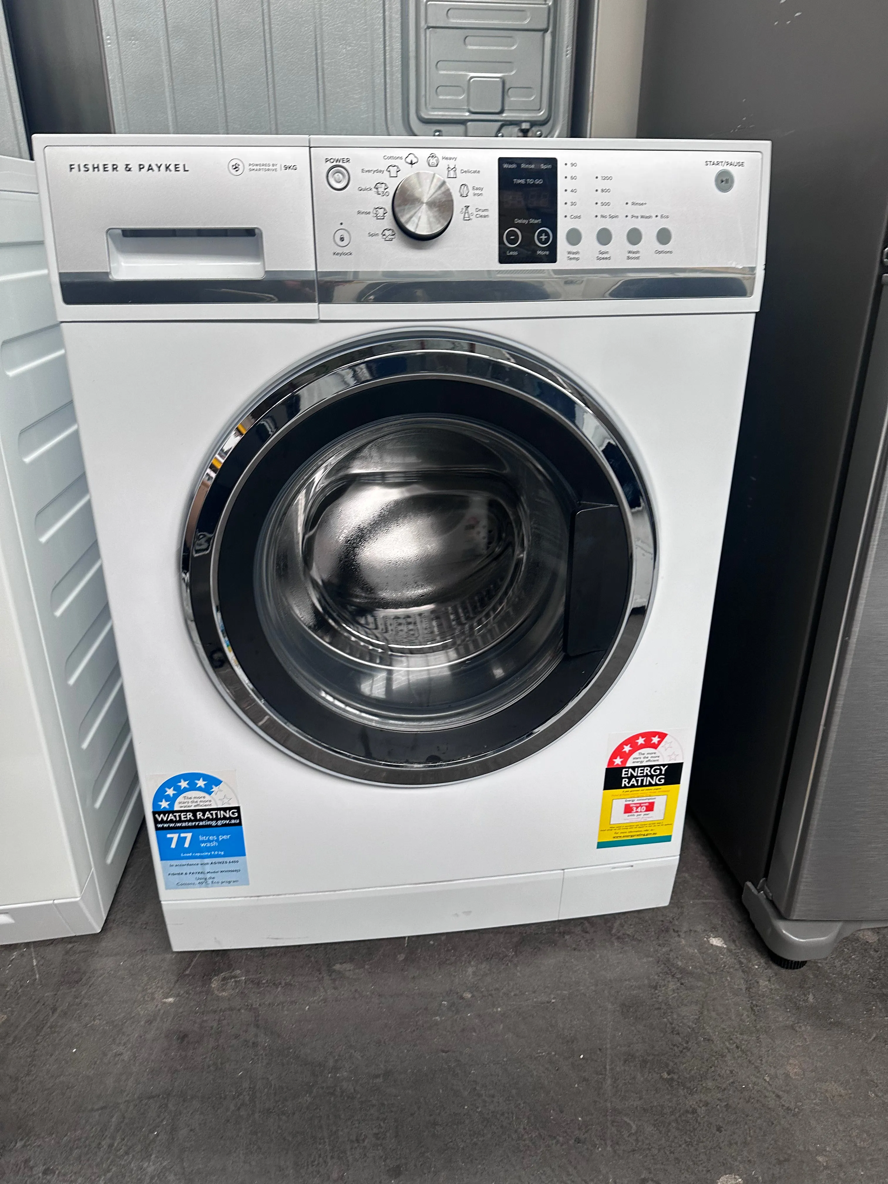 *Current Model* Fisher & Paykel Series 3 9kg Front Loader WH9060J3 [Factory Second]