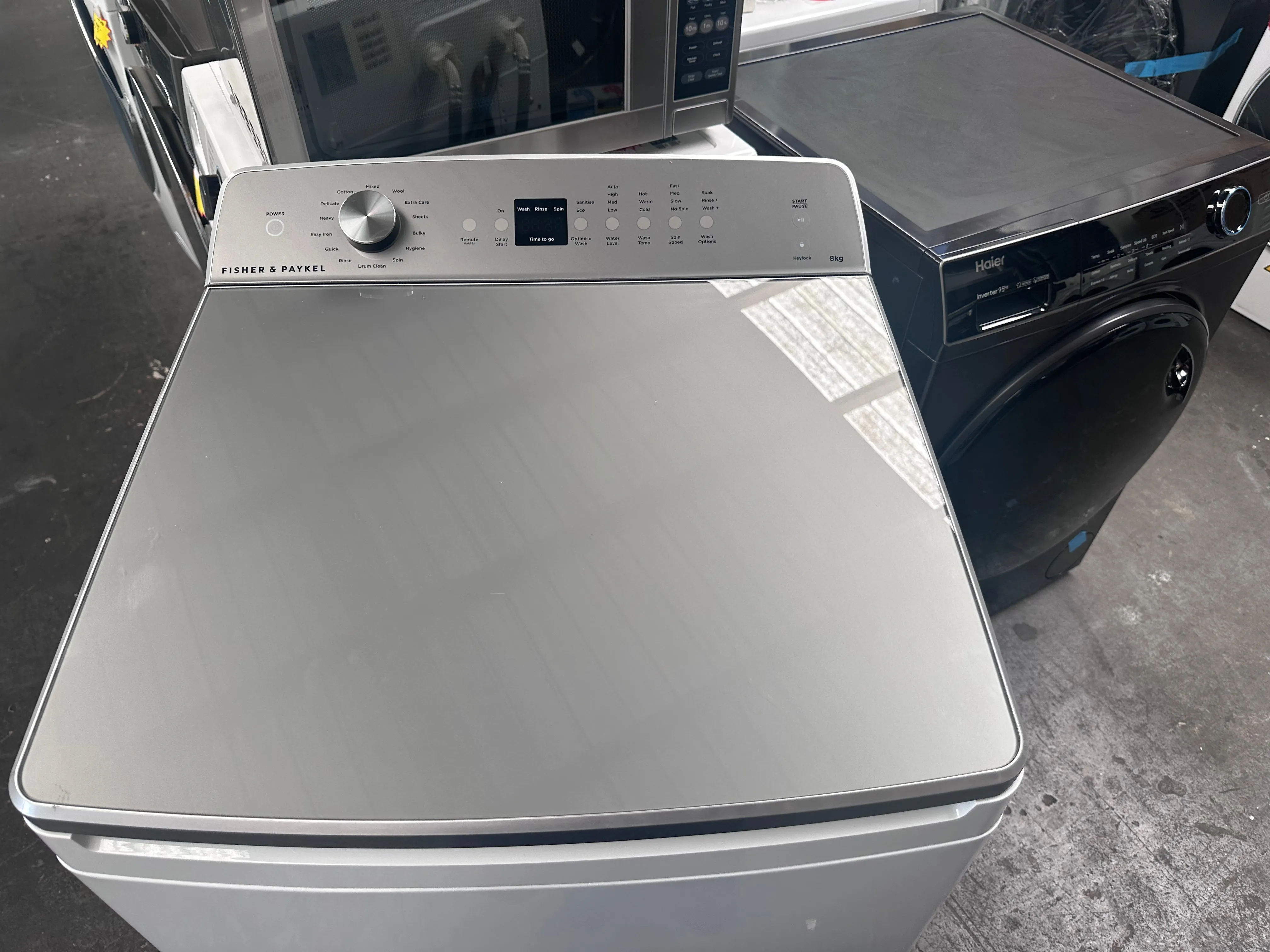 *Current Model* Fisher & Paykel Series 5 8kg Top Load Washing Machine with UV Sanitise [Factory Second]