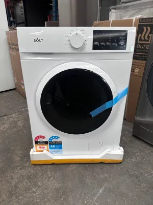*Current Model *Solt 8kg Front Loader [Carton Damage] *Perfect for Small Spaces*NO DAMAGE ON UNIT