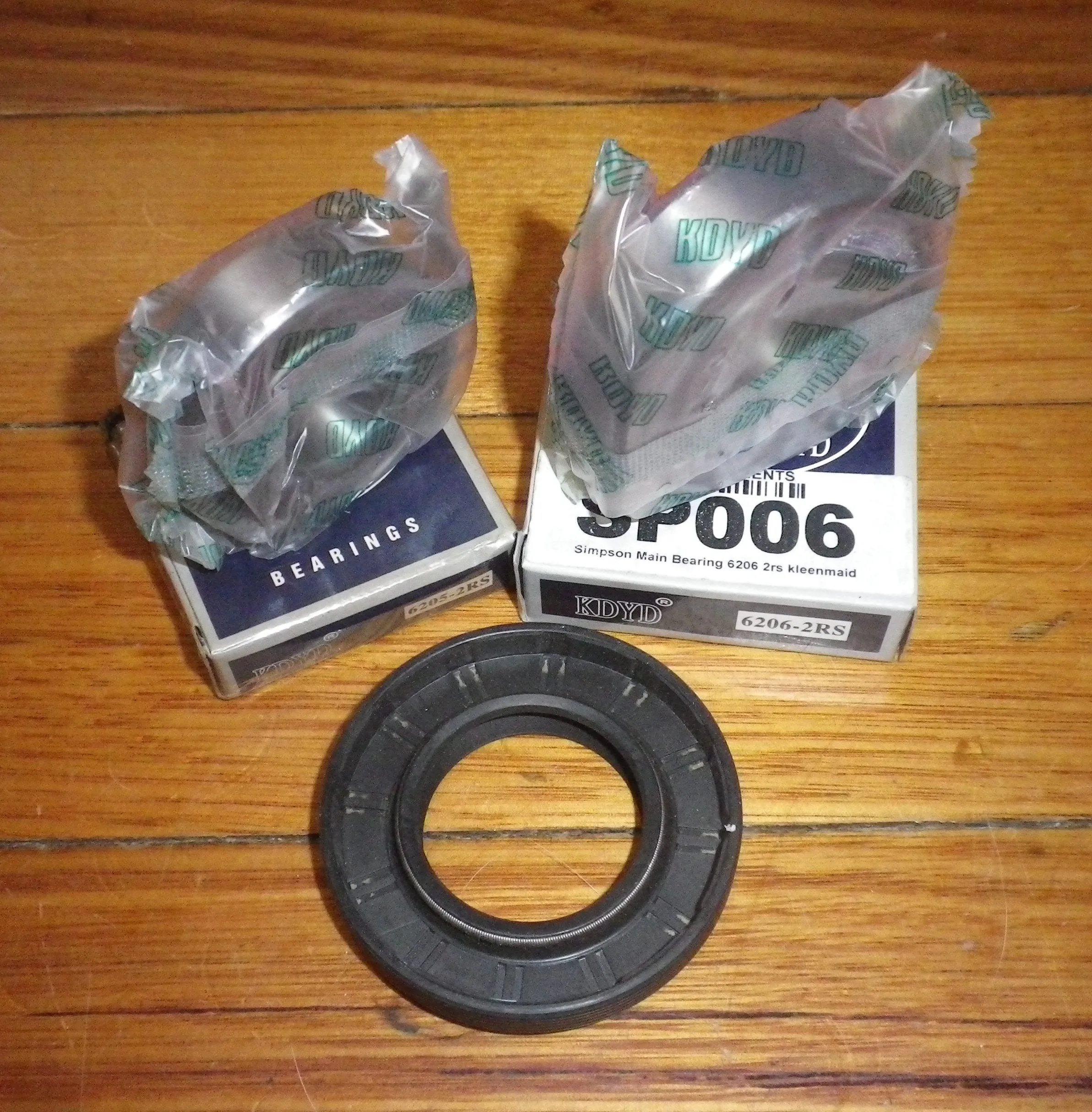 Daewoo, NEC Compatible Frontload Washer Rear Tub Seal & Bearing Kit - Part # SAMW085