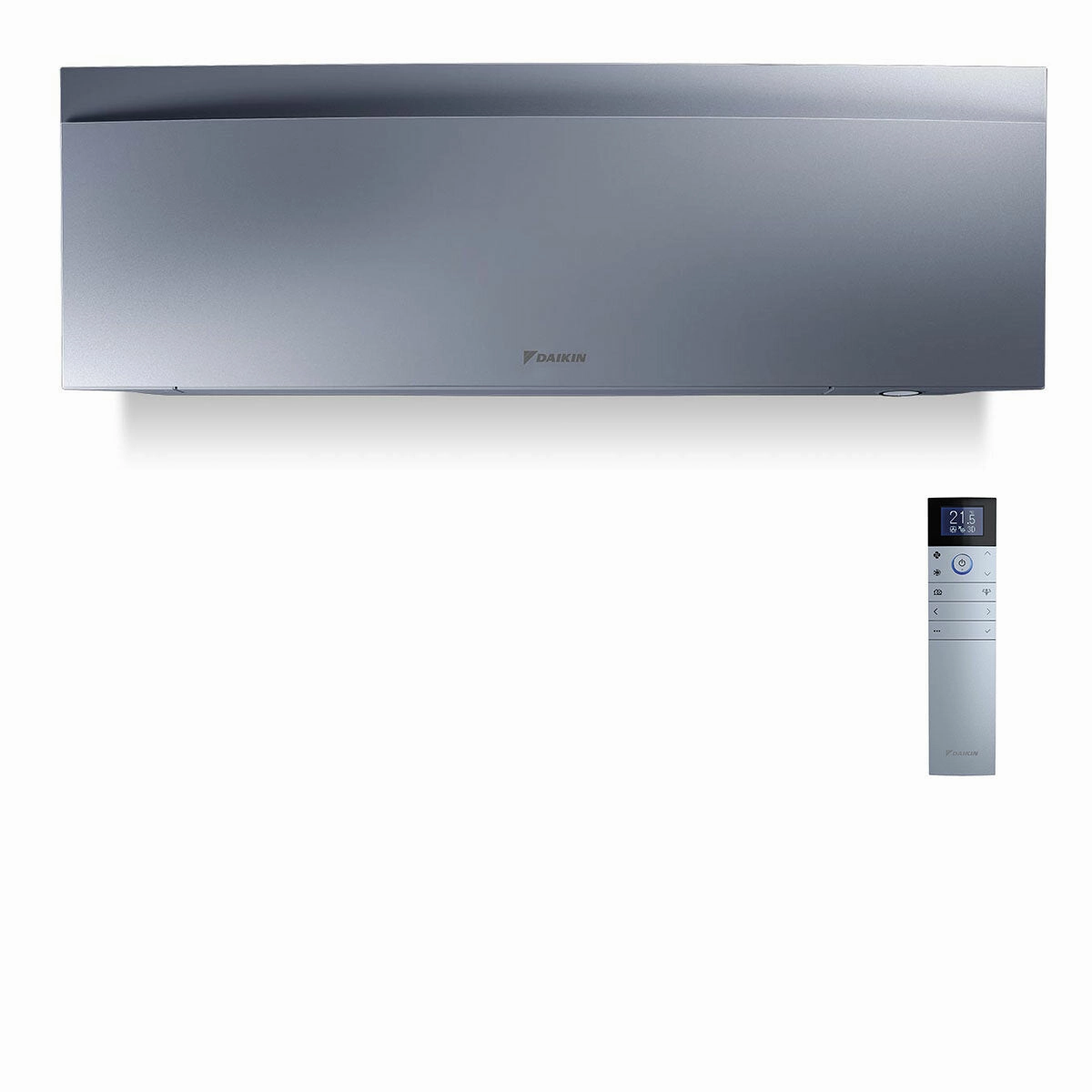 Daikin Emura 3 dual split air conditioner 9000 12000 BTU inverter A   wifi outdoor unit 4 kW Silver