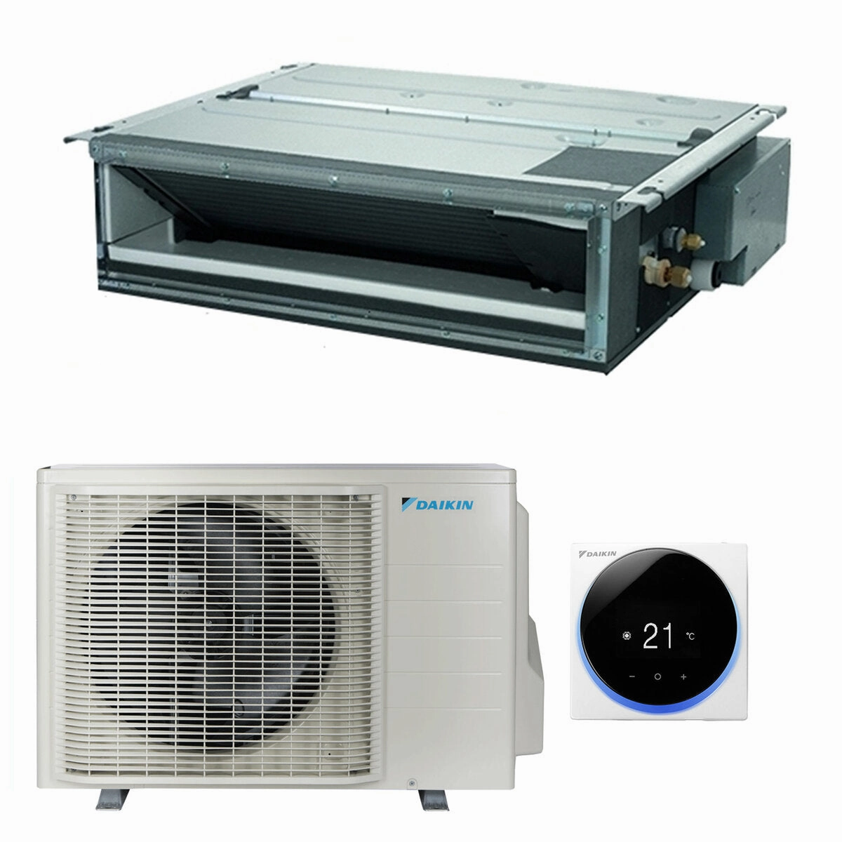 Daikin Mini Sky FDXM-F9 ductable air conditioner 9000 BTU inverter A  R32 with wall control