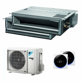 Daikin Mini Sky FDXM-F9 ducted air conditioner dual split 12000 18000 BTU inverter A    external 5 kW