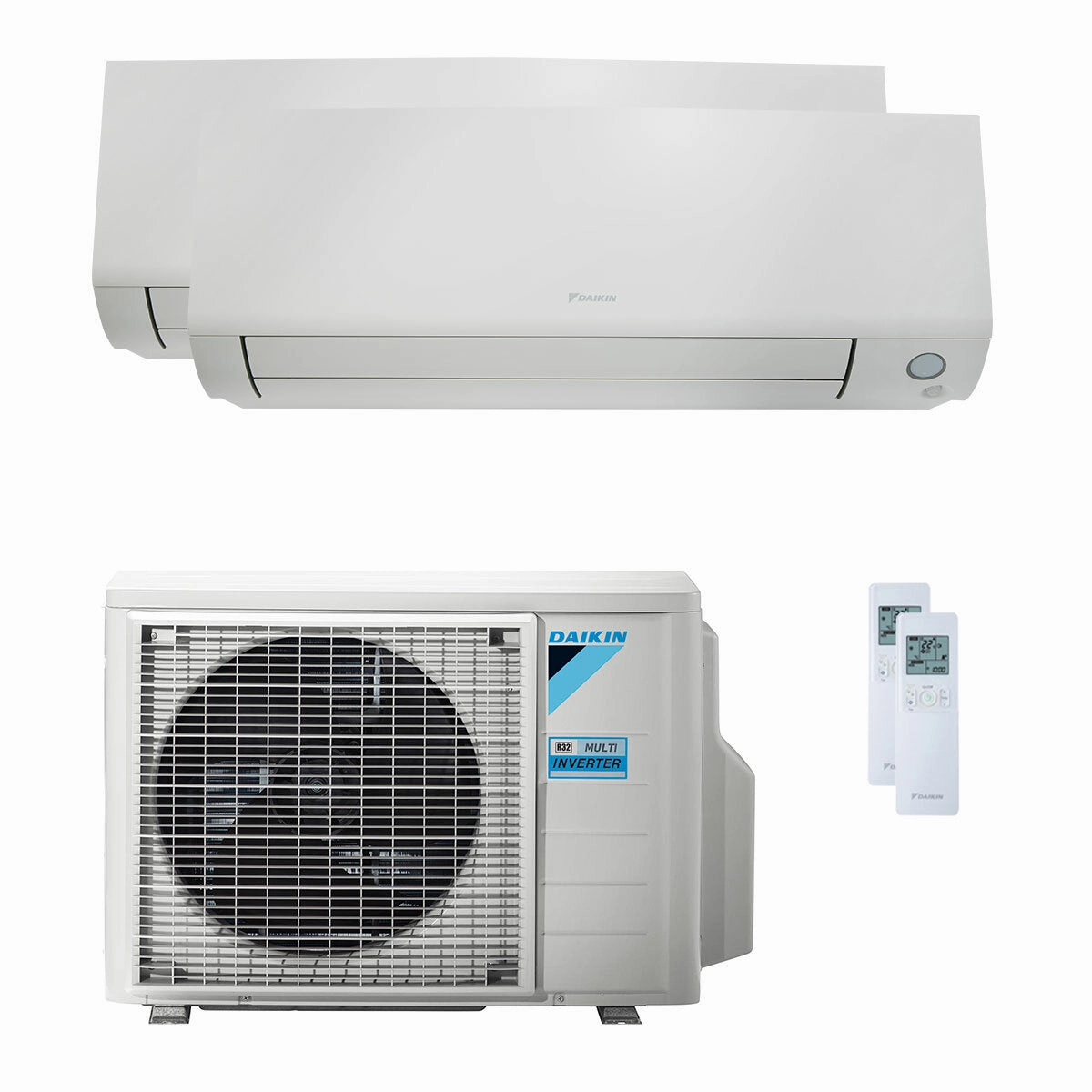 Daikin Perfera All Seasons dual split air conditioner 5000 15000 BTU inverter A    wifi external unit 5 kW