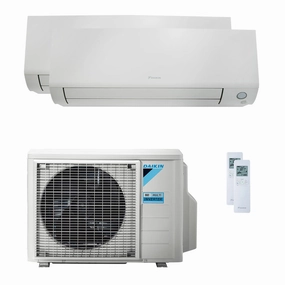 Daikin Perfera All Seasons dual split air conditioner 5000 15000 BTU inverter A    wifi external unit 5 kW