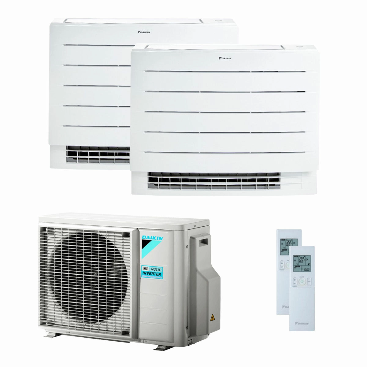 Daikin Perfera Floor air conditioner dual split 7000   18000 BTU inverter A     wifi outdoor unit 5.0 kW