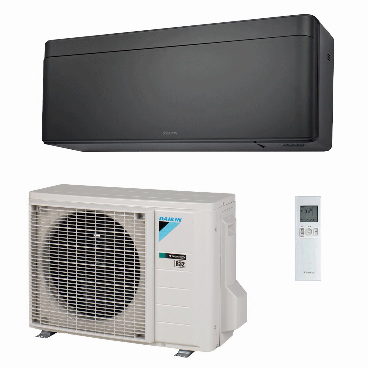 Daikin Stylish Total Black Air Conditioner 7000 BTU Inverter A    WiFi R32