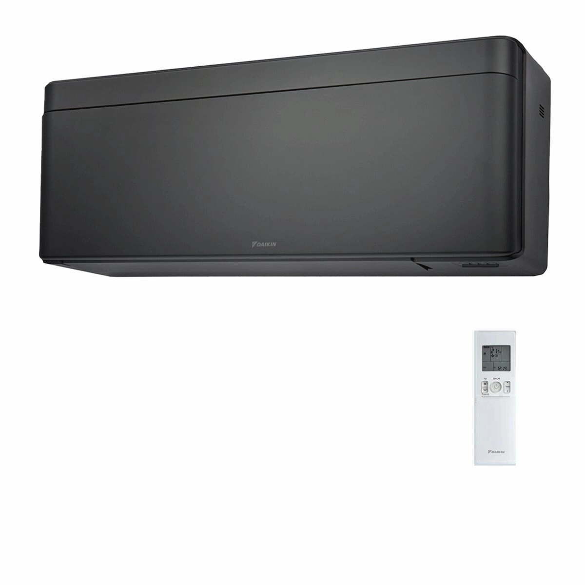 Daikin Stylish Total Black dual split air conditioner 7000 15000 BTU inverter A    wifi external unit 5 kW