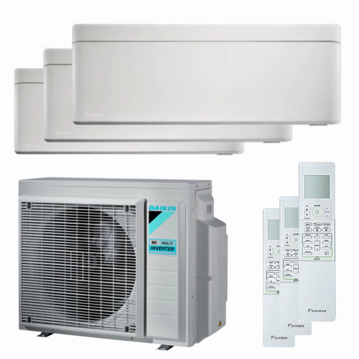 Daikin Stylish trial split air conditioner 5000   5000   7000 BTU inverter A     wifi outdoor unit 4.0 kW
