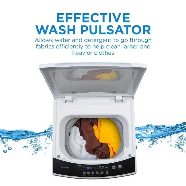 Danby 3.0 cu. ft. Top Loading Washer DWM12C1WDB-6