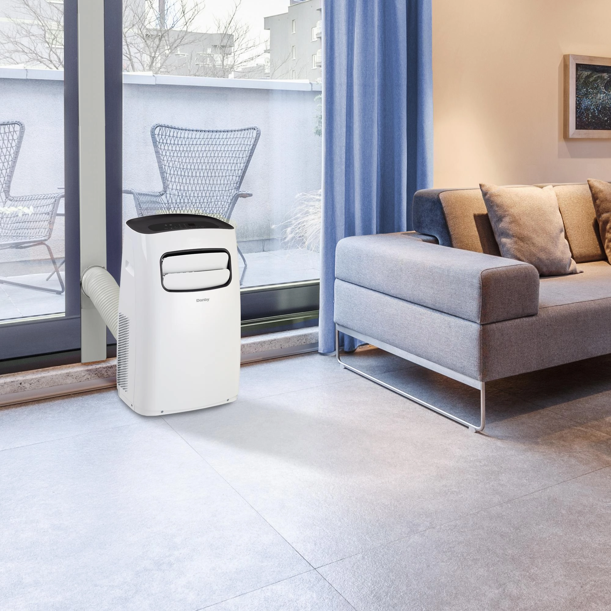 Danby 10,000 BTU (5,800 SACC) Portable Air Conditioner in White - (DPA058B6WDB)