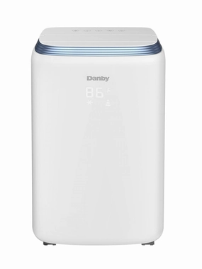 Danby 13,000 BTU (8,000 SACC) Portable Air Conditioner, 3-in-1 design- Air conditioner, dehumidifier and fan in White - (DPA080E3WDB6)