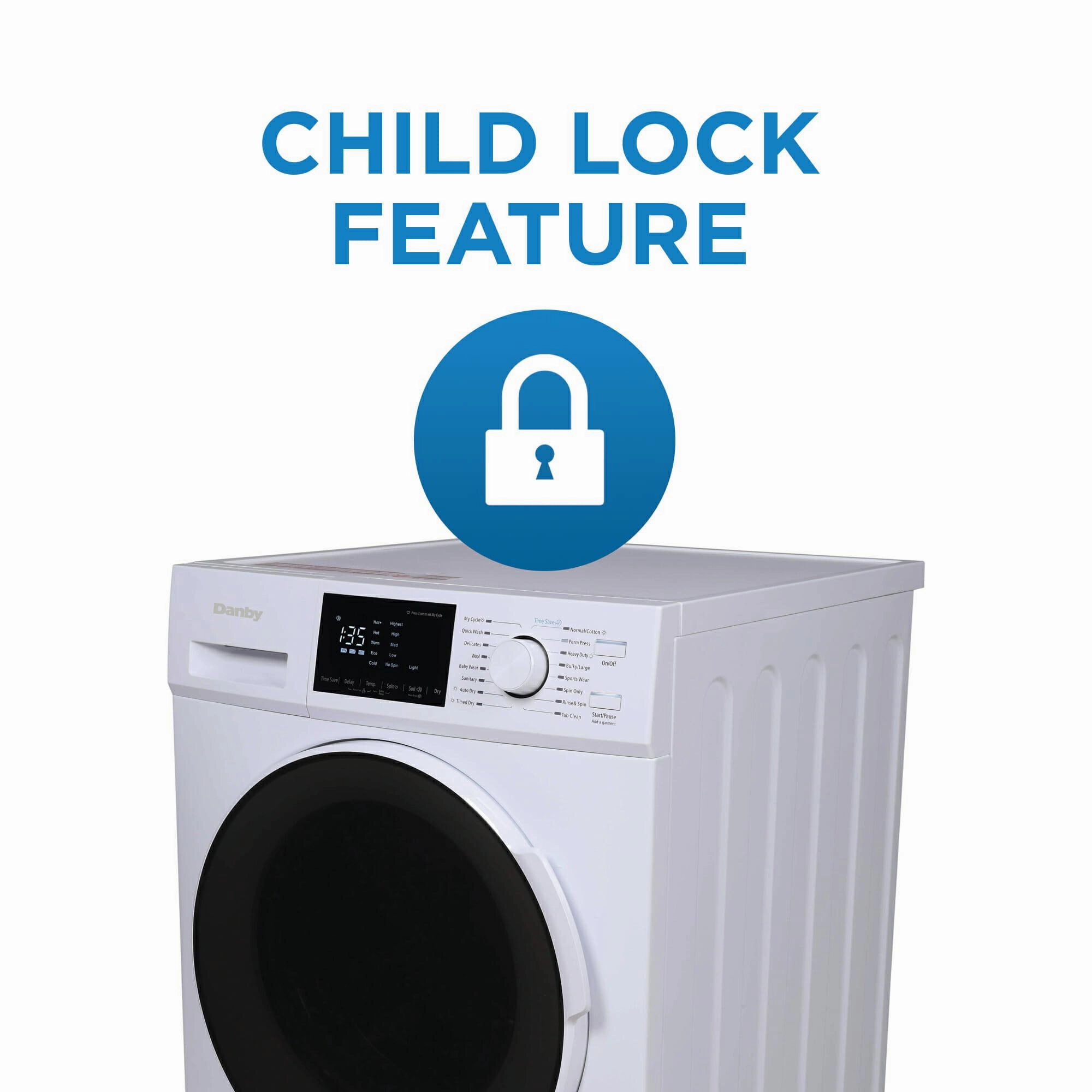 Danby 2.7 cu. ft. All-In-One Washer & Ventless Dryer in White - (DWM120WDB3)