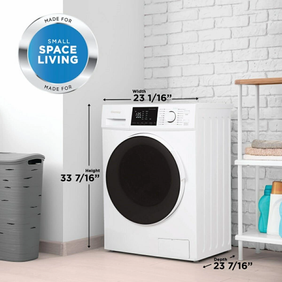 Danby 2.7 cu. ft. All-In-One Washer & Ventless Dryer in White - (DWM120WDB3)