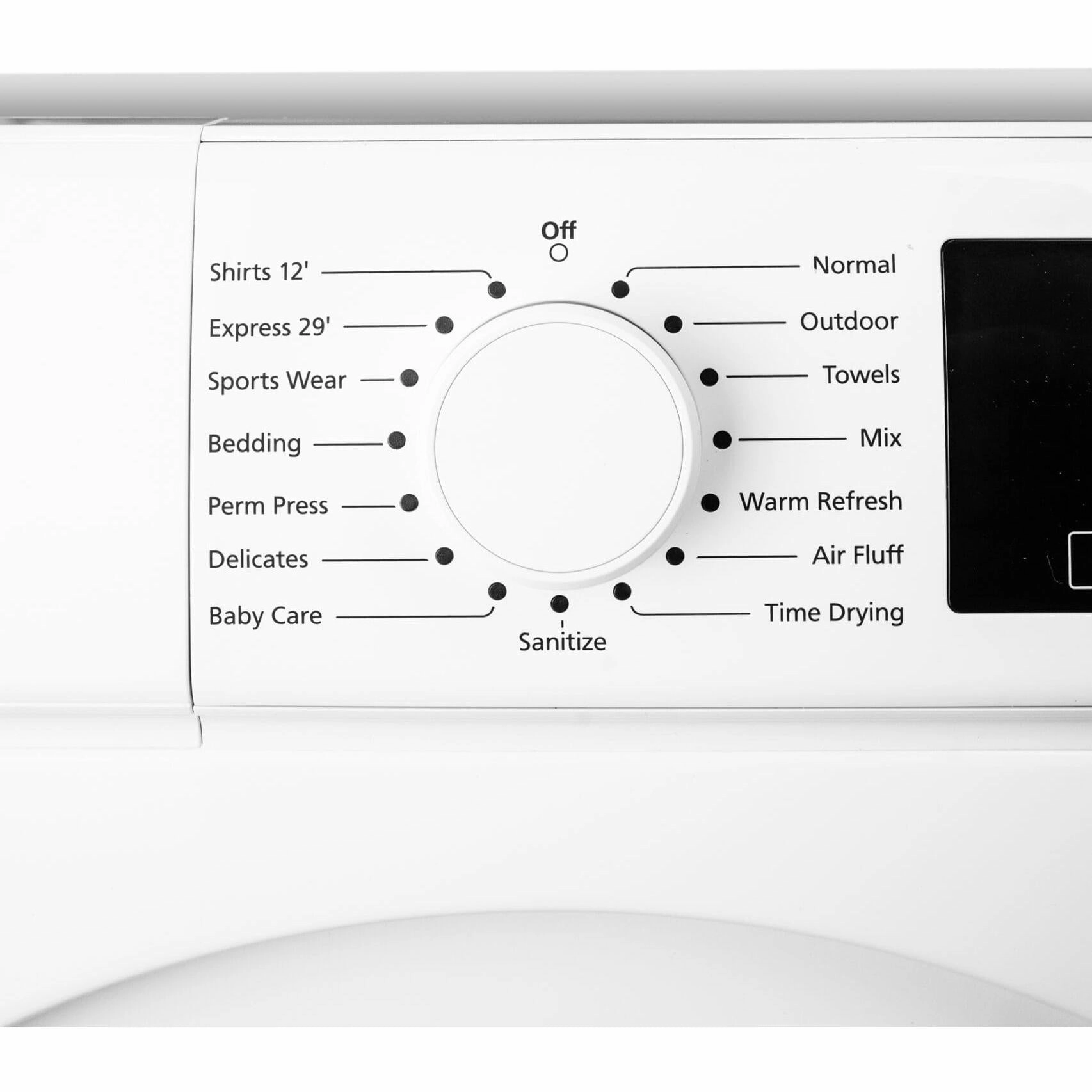Danby 4.0 cu. ft. Compact Condensing Sensor Dryer DDY040D3WDB