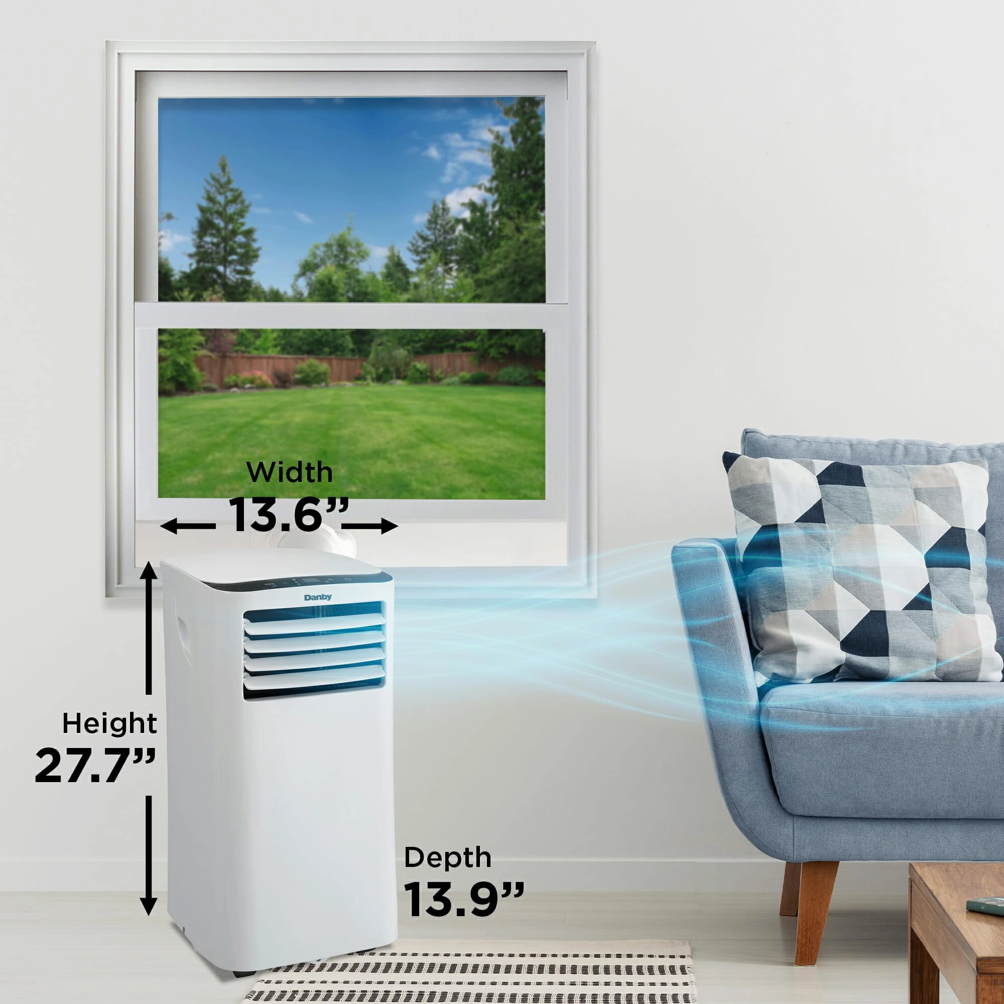 Danby 9,000 BTU (5,300 SACC) 3-in-1 Portable Air Conditioner - (DPA053B4WDB)