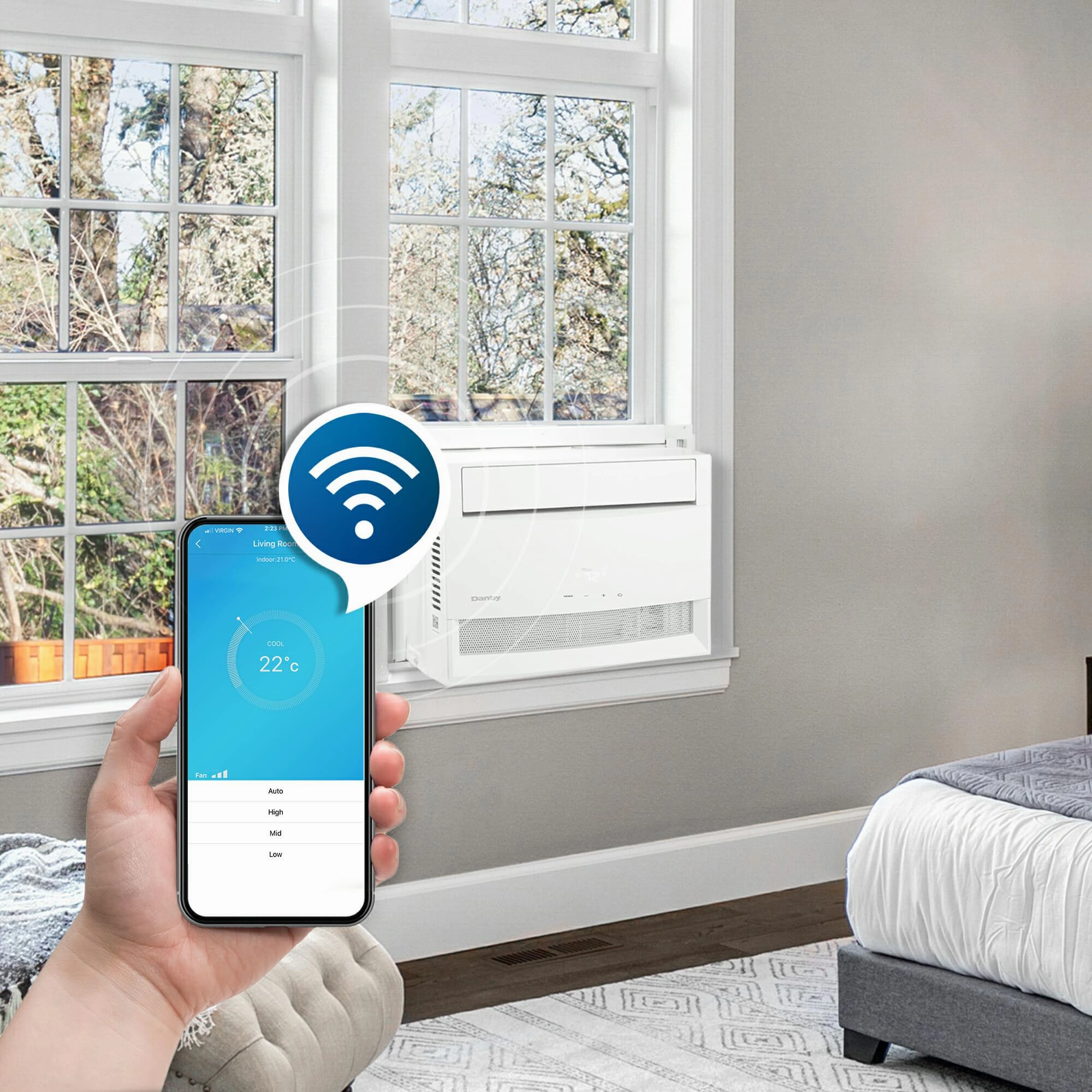 Danby DAC080B5WDB Danby 8,000 Btu Window Ac With Wifi In White