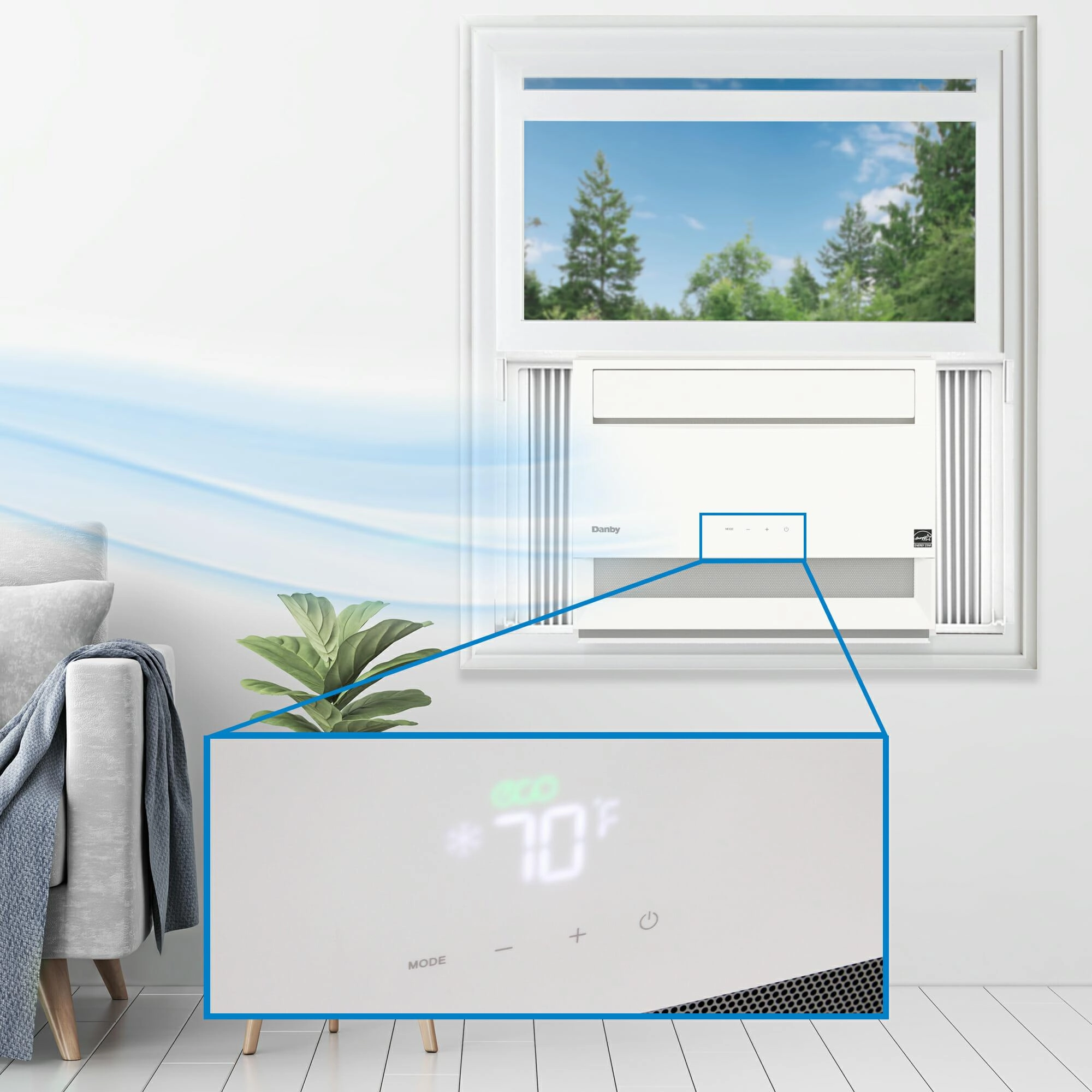 Danby DAC120B6WDB6 Danby 12,000 Btu Window Ac In White