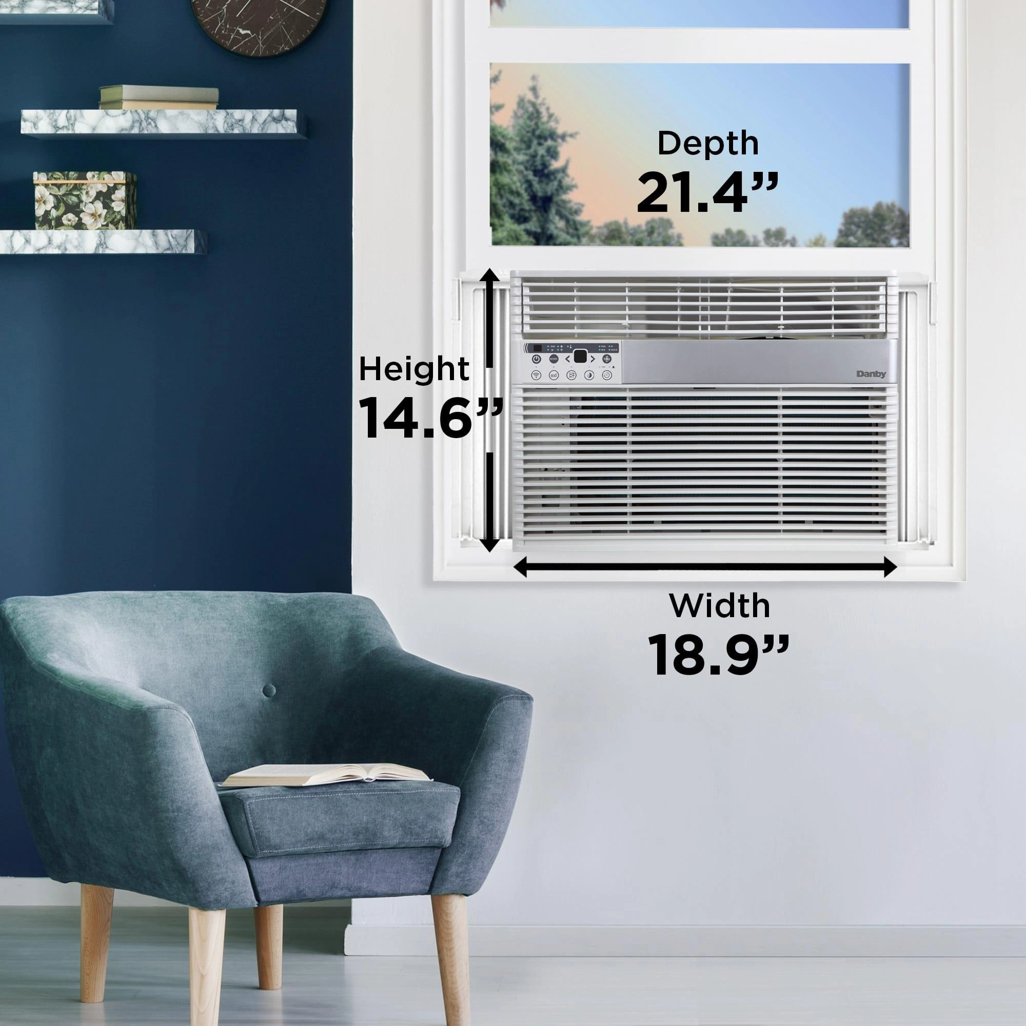 Danby DAC145EB6WDB6 Danby 14,500 Btu Window Ac With Wifi In White